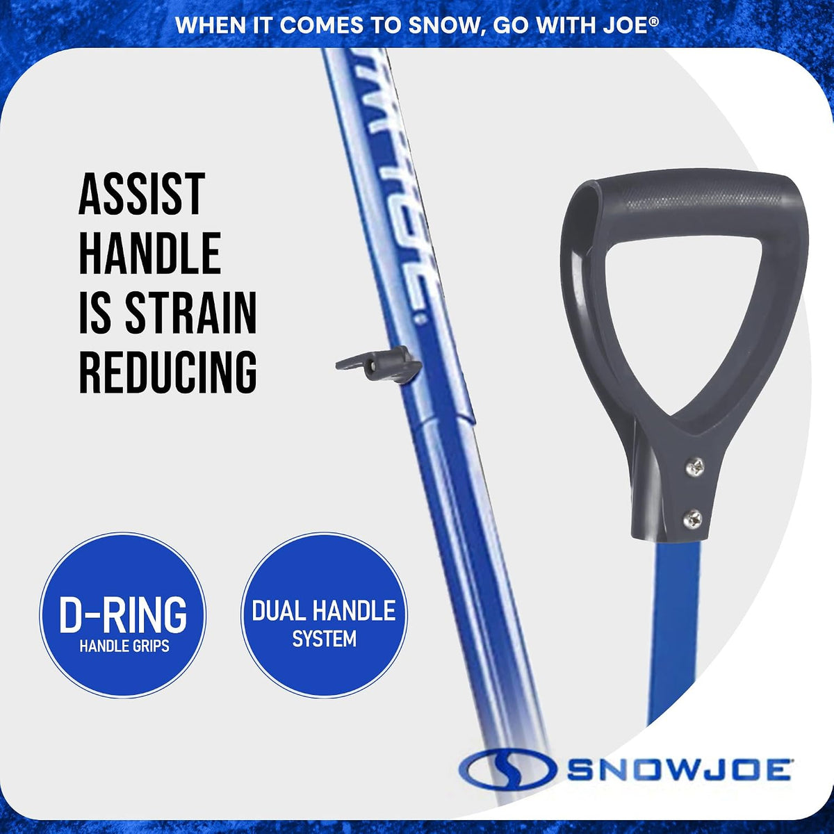 Snow Joe 2 Pack Shovelution Snow Shovel with Spring-Assist Handle,SJ-SHLV20