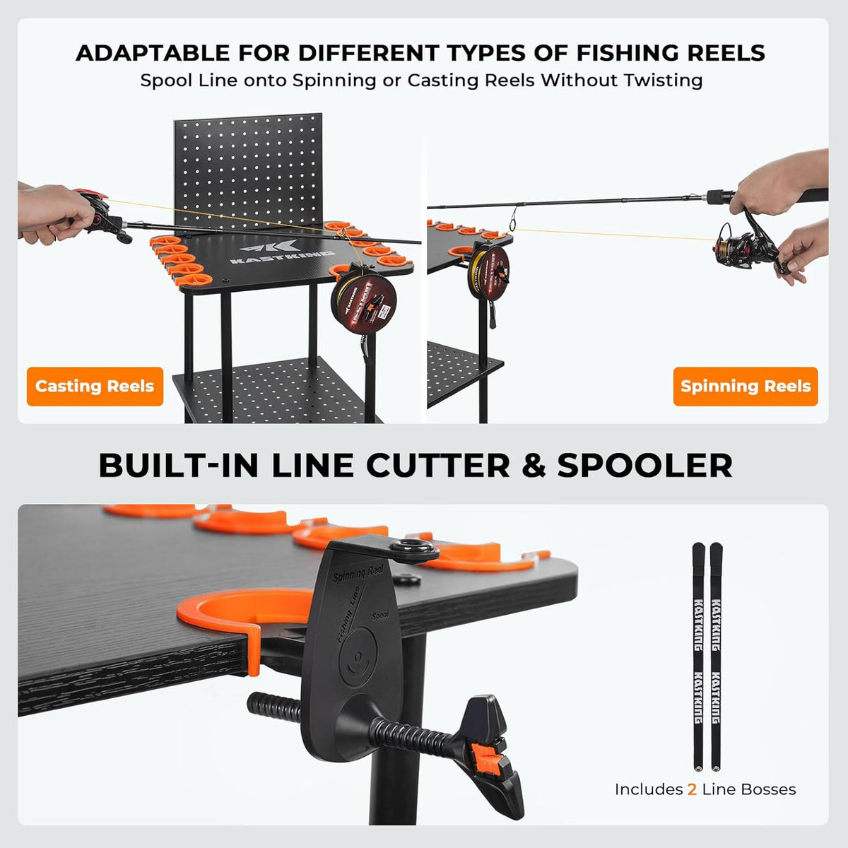 KastKing Gear Trolley V12 Mobile Fishing Rod Holder for 12 Rods or Combos