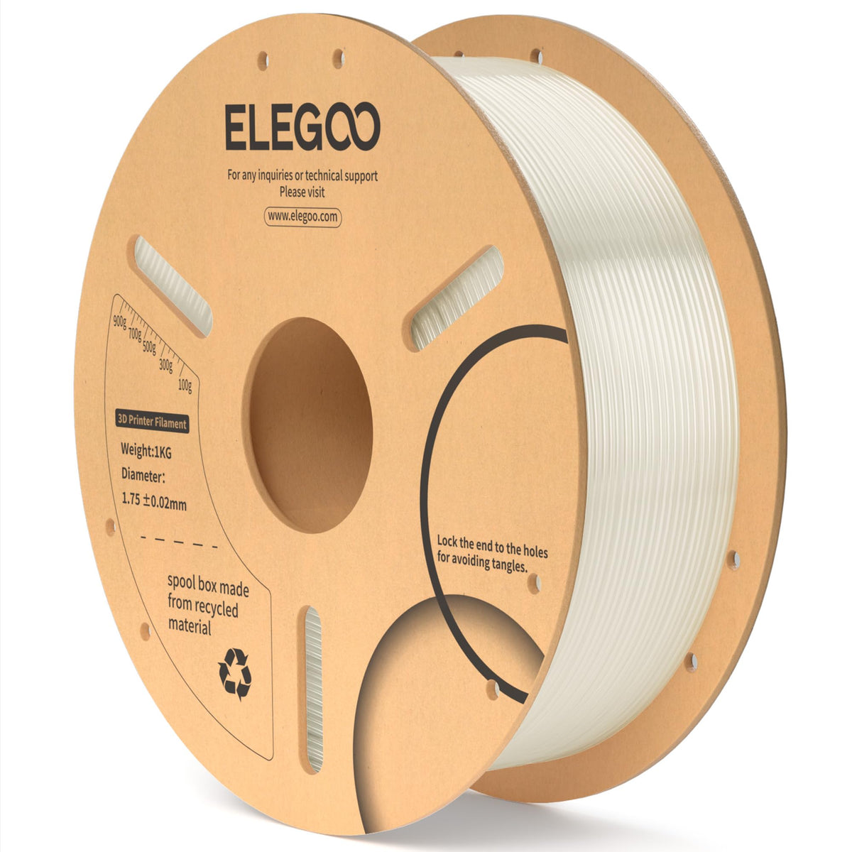 ELEGOO PLA 3D Printer Filament 1.75mm Bundle Multicolors 10KG