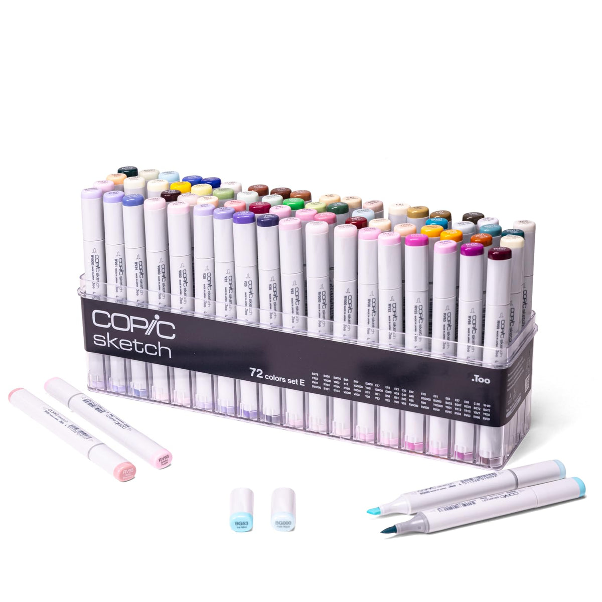 Copic Sketch, Ultra-blendable Alcohol Markers, 72pc Set A