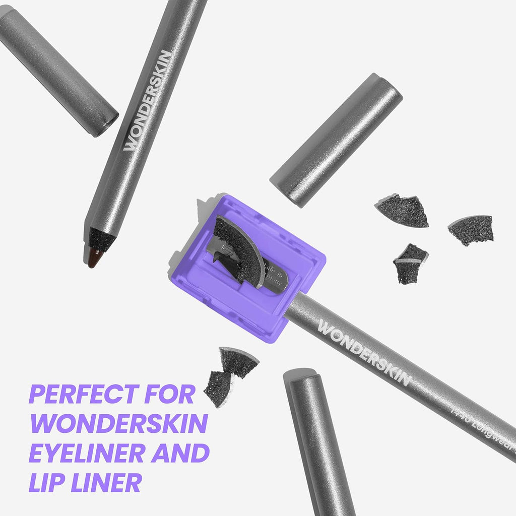 Wonderskin Makeup Pencil Sharpener - Eyeliner & Lip Liner Pencil Sharpener
