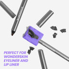 Wonderskin Makeup Pencil Sharpener - Eyeliner & Lip Liner Pencil Sharpener