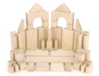 23 pc Toddler Chunky Hard Maple Wooden Block Set