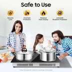 4 Burner Electric Cooktop, Electric Stove Hot Plate Portable Stove Top
