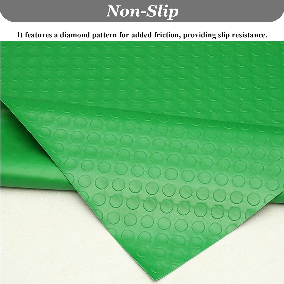 Garage Floor Mat Large Wear-resistant Coin Pattern Garage Mats for Floor, 2.5mm Non-Slip Garage Flooring Roll, 5 8 10 16 ft Length Rubber Mats for Home Gym(Blue,1.5x1.5m(4.9 x 4.9ft))