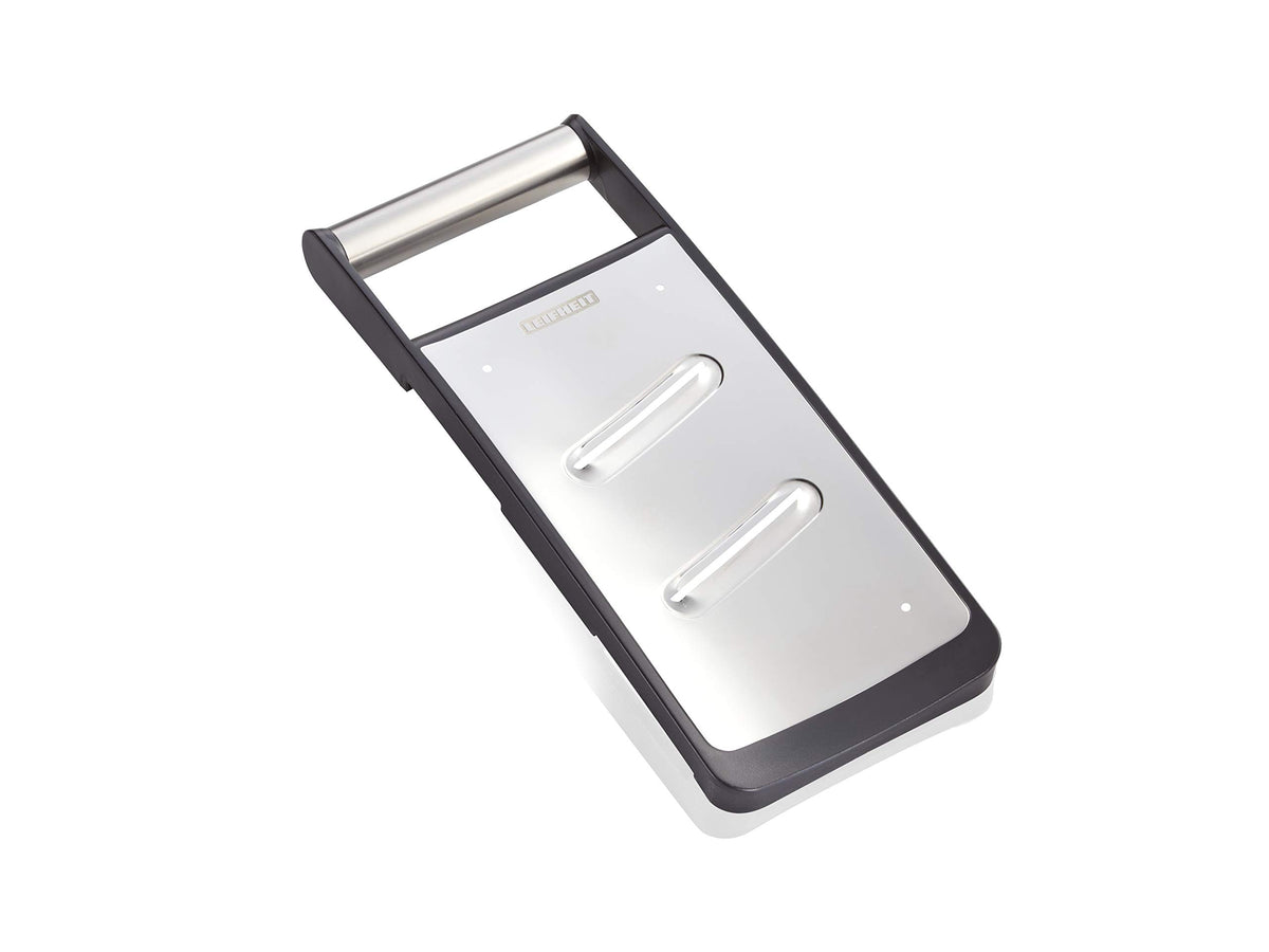 Leifheit Micro Cut S Proline Coarse Grater, Silver/Black