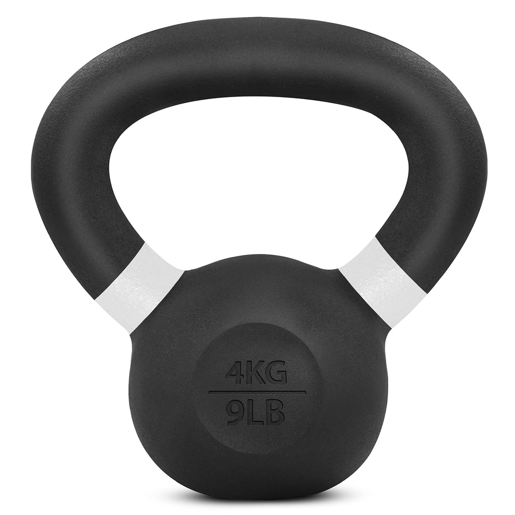 Yes4All Powder Coated Kettlebell, 9–88 lb Cast Iron Weights