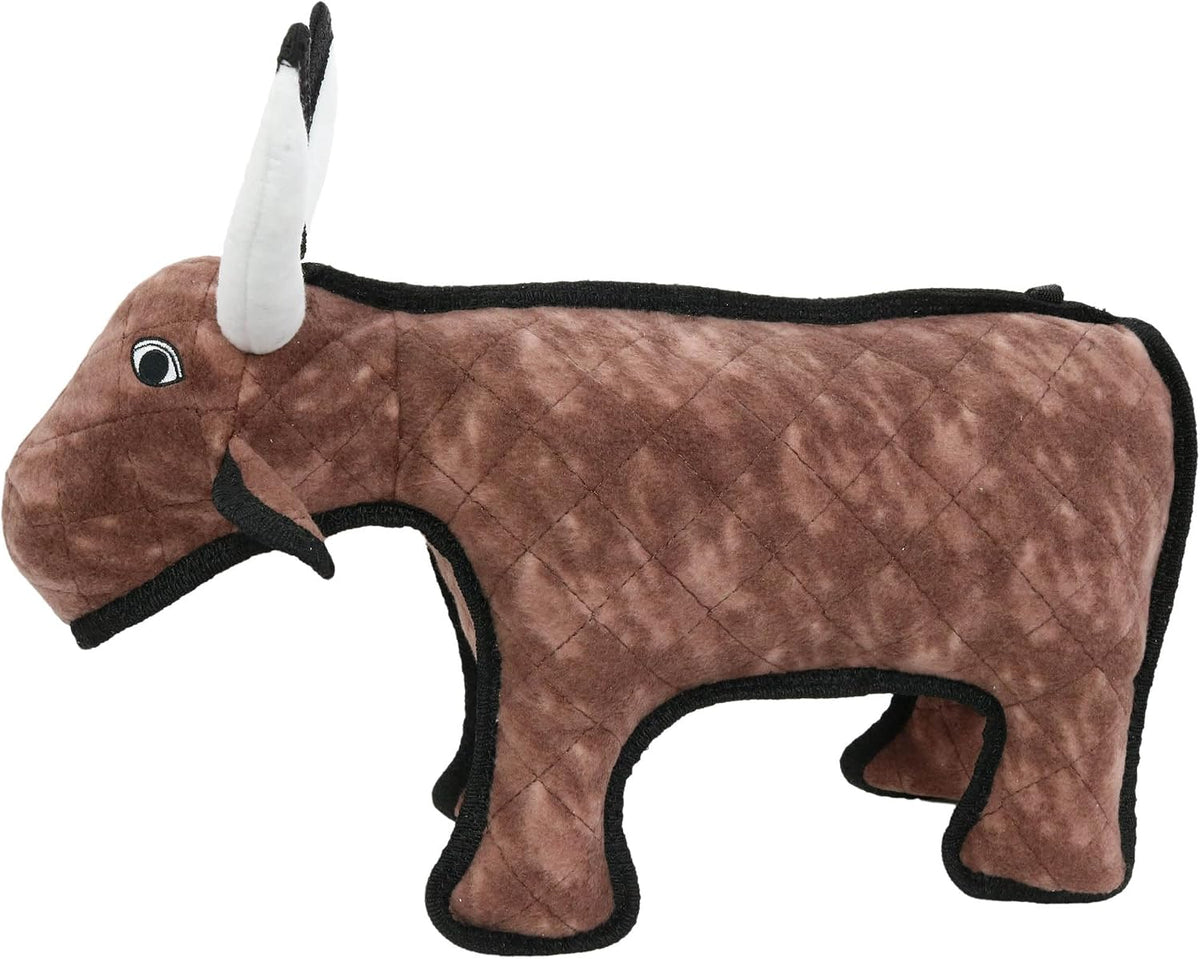 TUFFY® 2 Pack Medium Bull Ultra Durable Plush Dog Toys