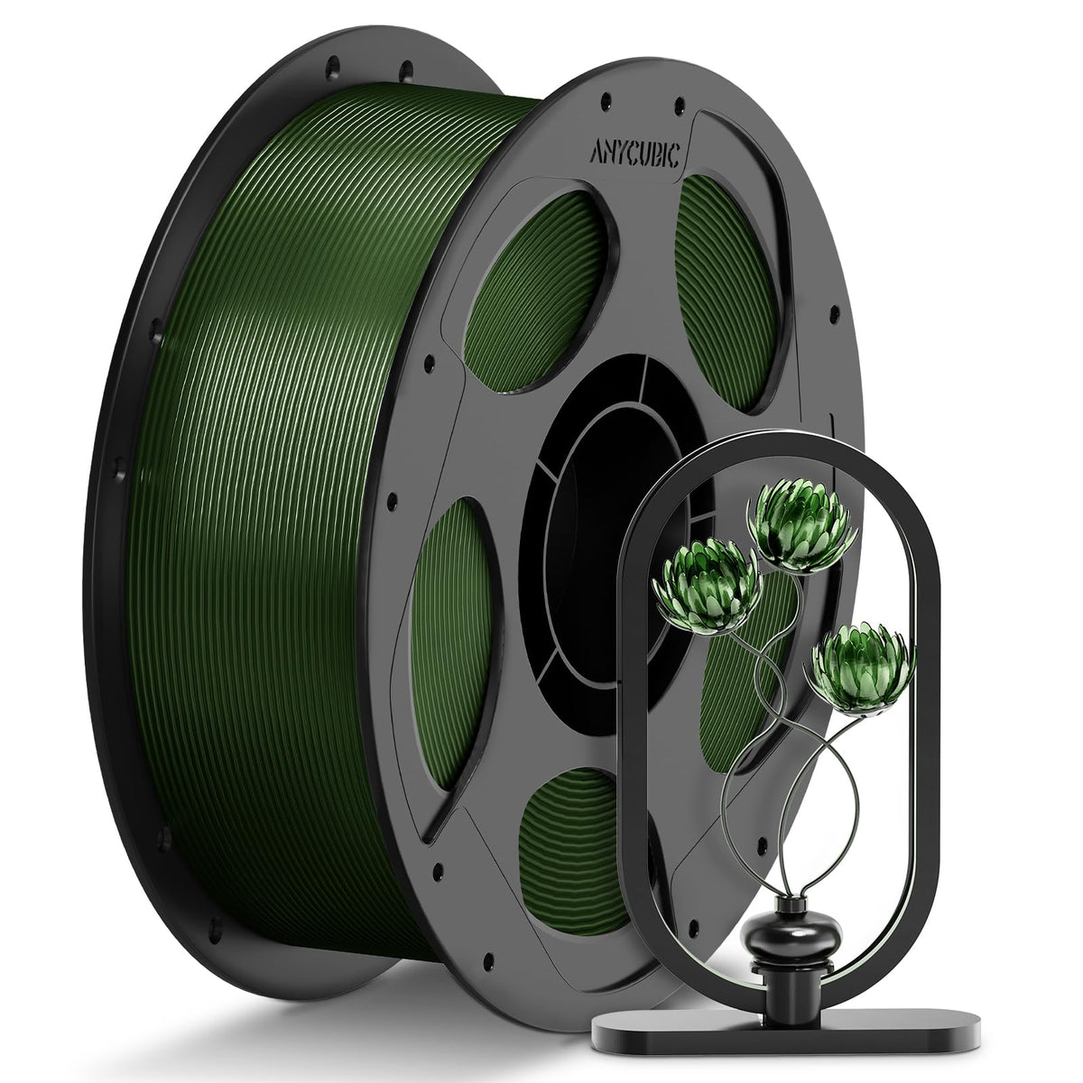 ANYCUBIC PETG Filament 1.75mm, Multicolor Bundle 10KG, Reusable Spool