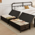 Fokyfok 2Pack Under Bed Storage Containers,16 inch Height,31 inch Long
