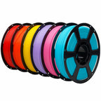PLA Plus 3D Printer Filament 1.75mm,8 Color 8KG FDM Spool