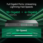 Omada ES220GMP, 16 Port Gigabit Easy Managed PoE Switch