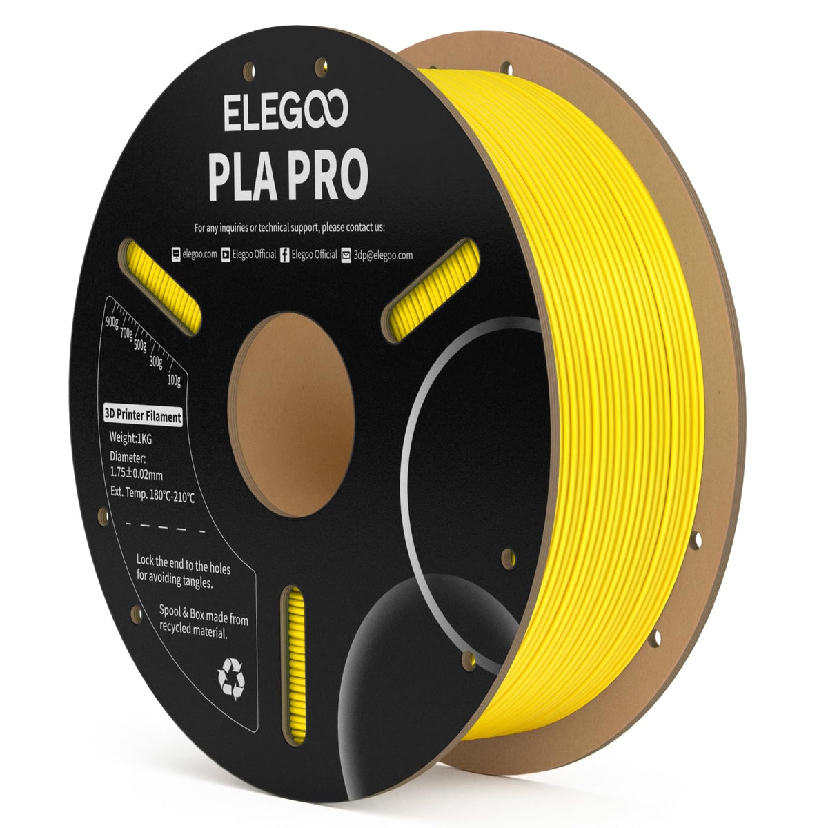 ELEGOO PLA 3D Printer Filament 1.75mm Bundle Multicolors 10KG