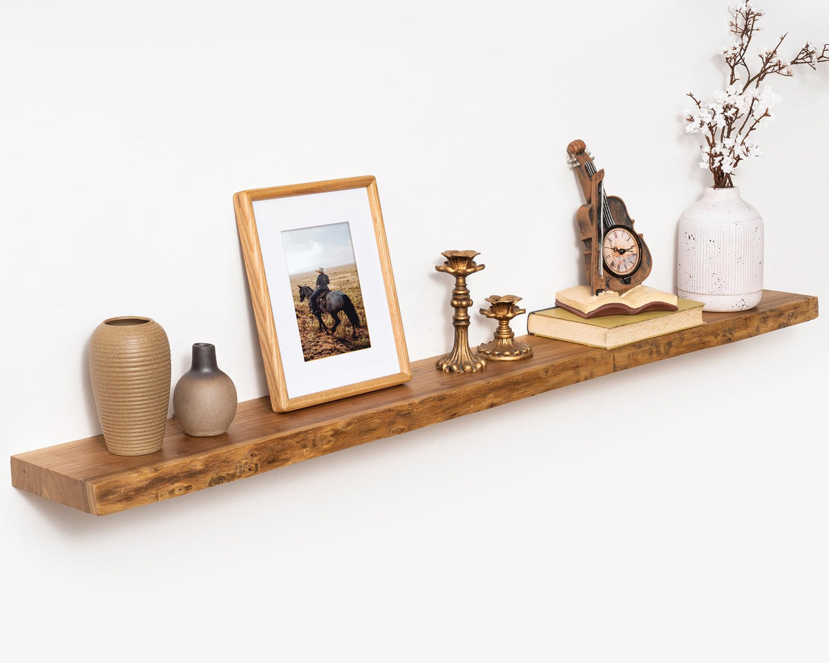 Marsmiles 55in Long Floating Shelves for Wall Mounted, 1Pack|Natural