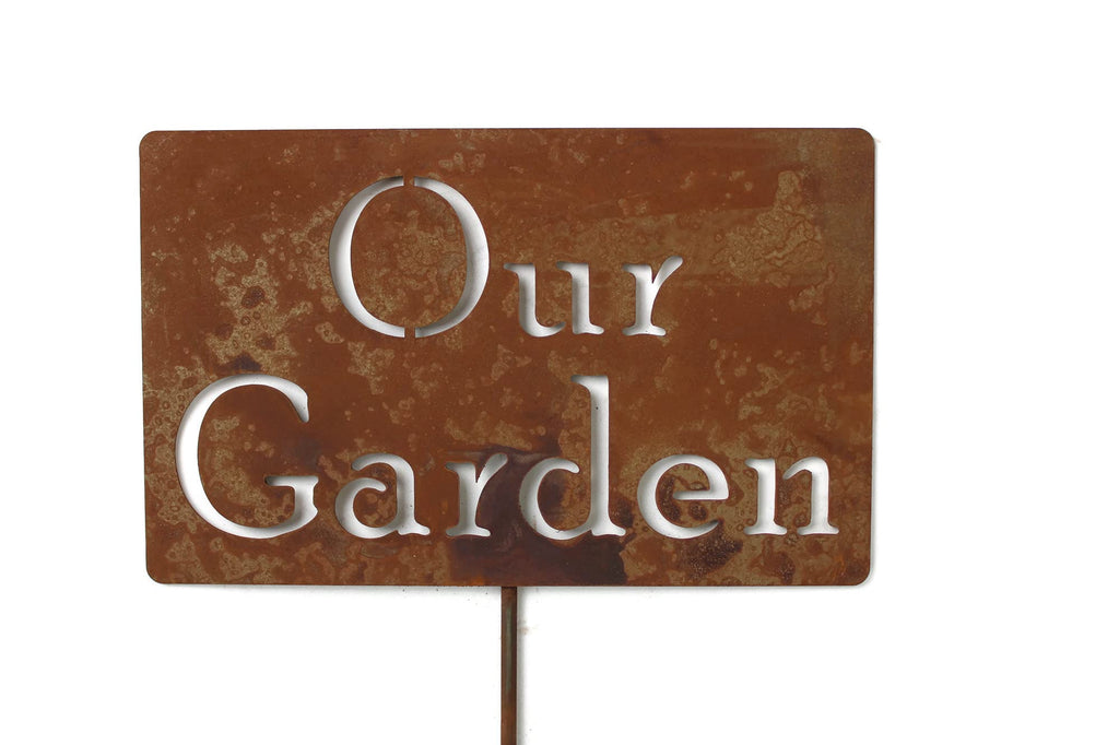 Funny Garden Stake 20 to 33 Inches Tall (The Orchard, Large 28" Tall)