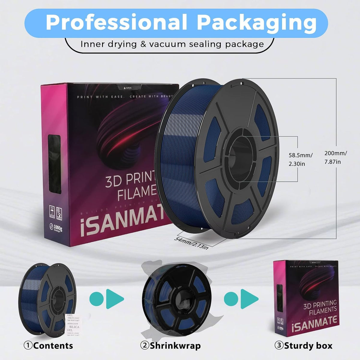 iSANMATE 16KG HF PETG Filament Bundle Multicolor Rapid PETG for Bambu Lab