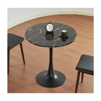 Round Dining Table, 31.5" Tulip Table (Black)