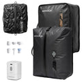 MOVOCA 3 Pack Vacuum Bags for Travel with Pump, Compression Packing Cubes