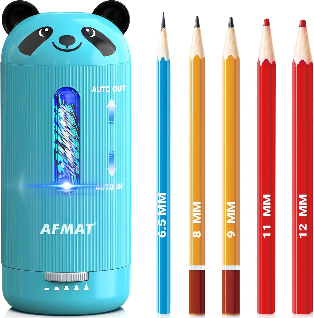 AFMAT PSY3 Electric Pencil Sharpener, Fully Automatic, for 6.5-12mm Pencils