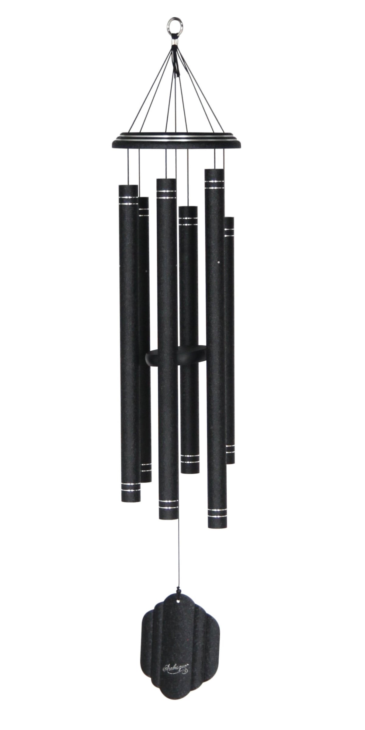 Arabesque by Wind River - 44 inch Onyx Wind Chime for Patio, Backyard, Garden, and Outdoor décor (Aluminum Chime) Made in the USA