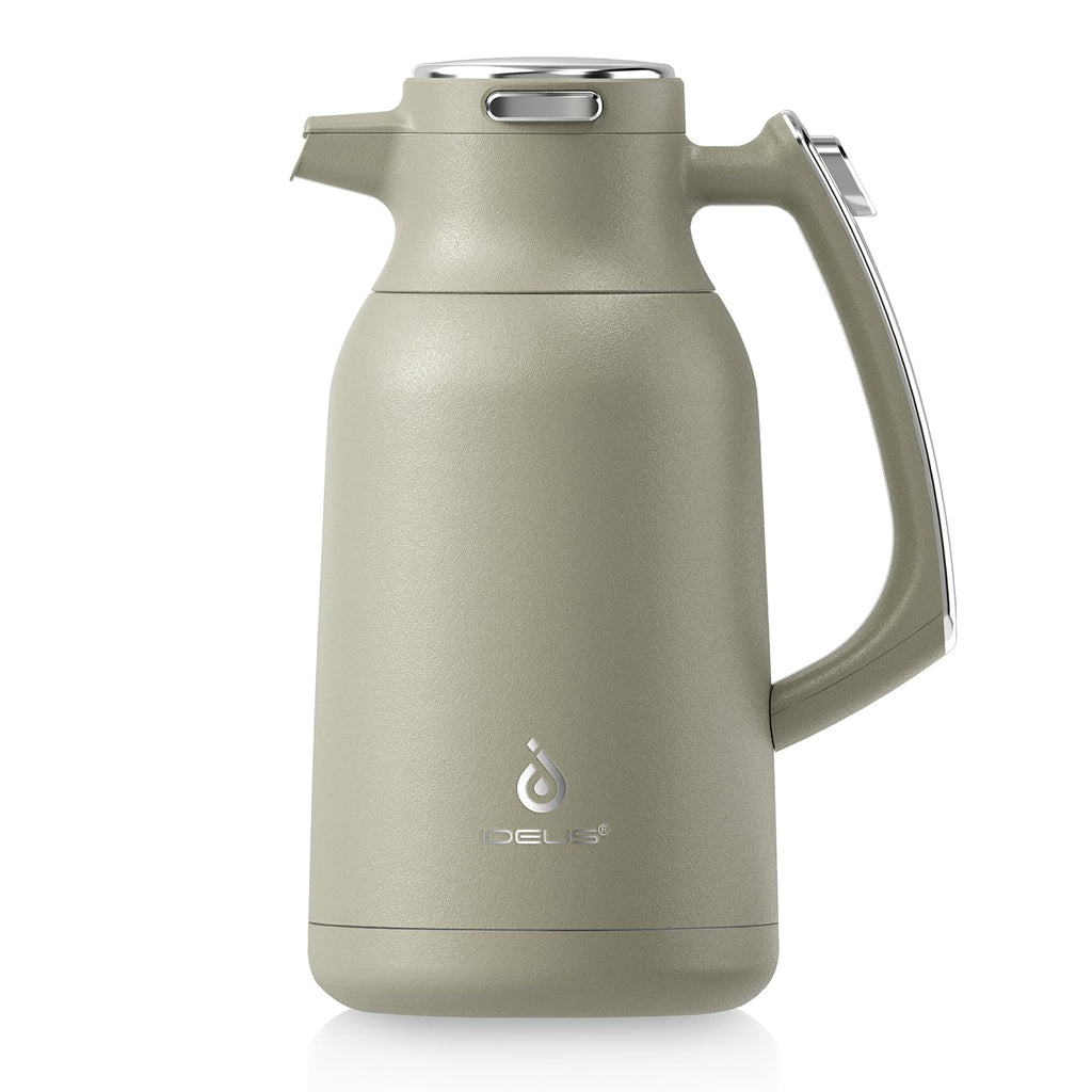 IDEUS Insulated Beverage Dispenser 1.4gal, Drink Container Deep Green