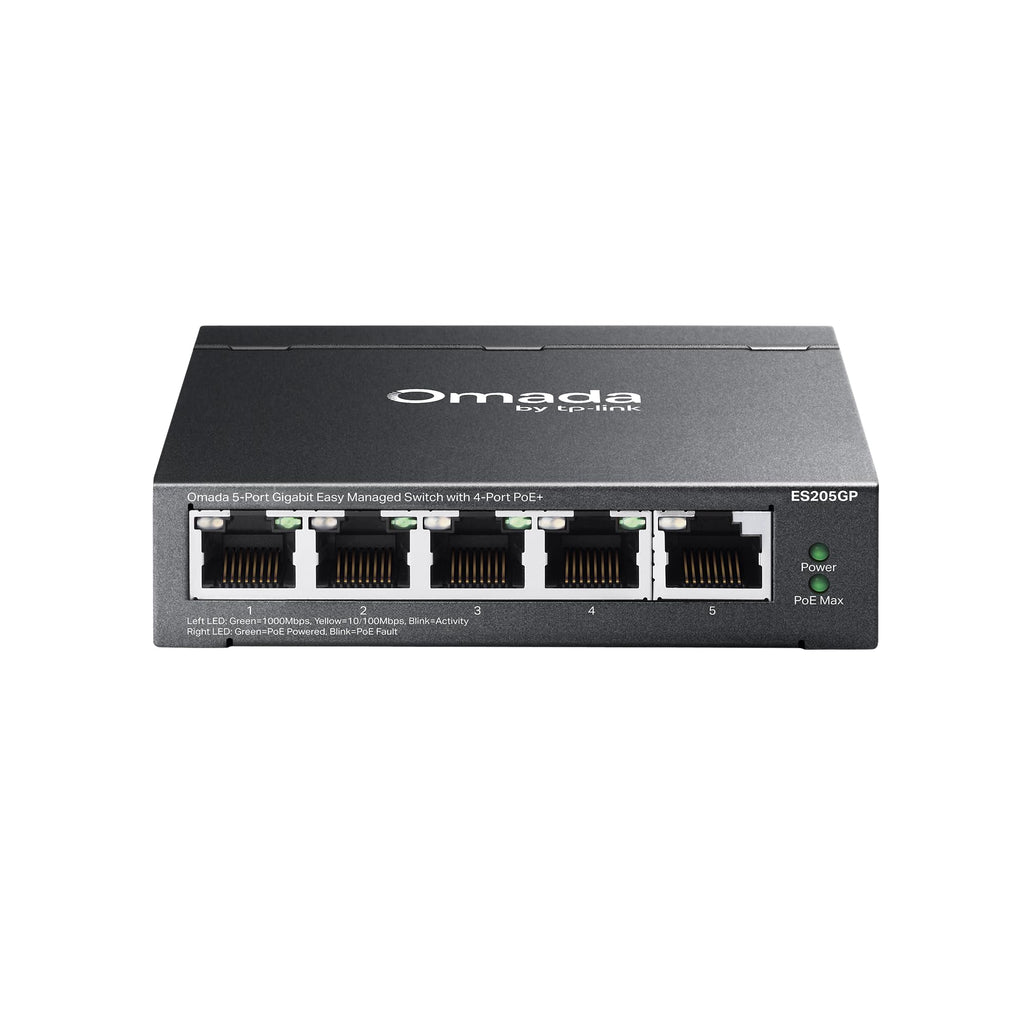 Omada ES206XPP-M2, 5 Port 2.5G Easy Managed PoE Switch