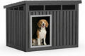 VIXZEN Dog House Outdoor & Indoor, Medium Size, Gray