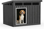 VIXZEN Dog House Outdoor & Indoor, Medium Size, Gray