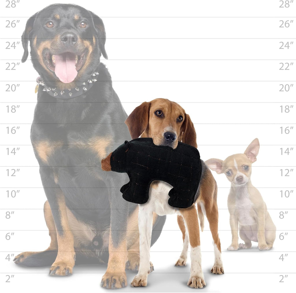 TUFFY® 5 Pack Jr Bear, Hippo, Bone, Stego & GearRing Durable Plush Dog Toys