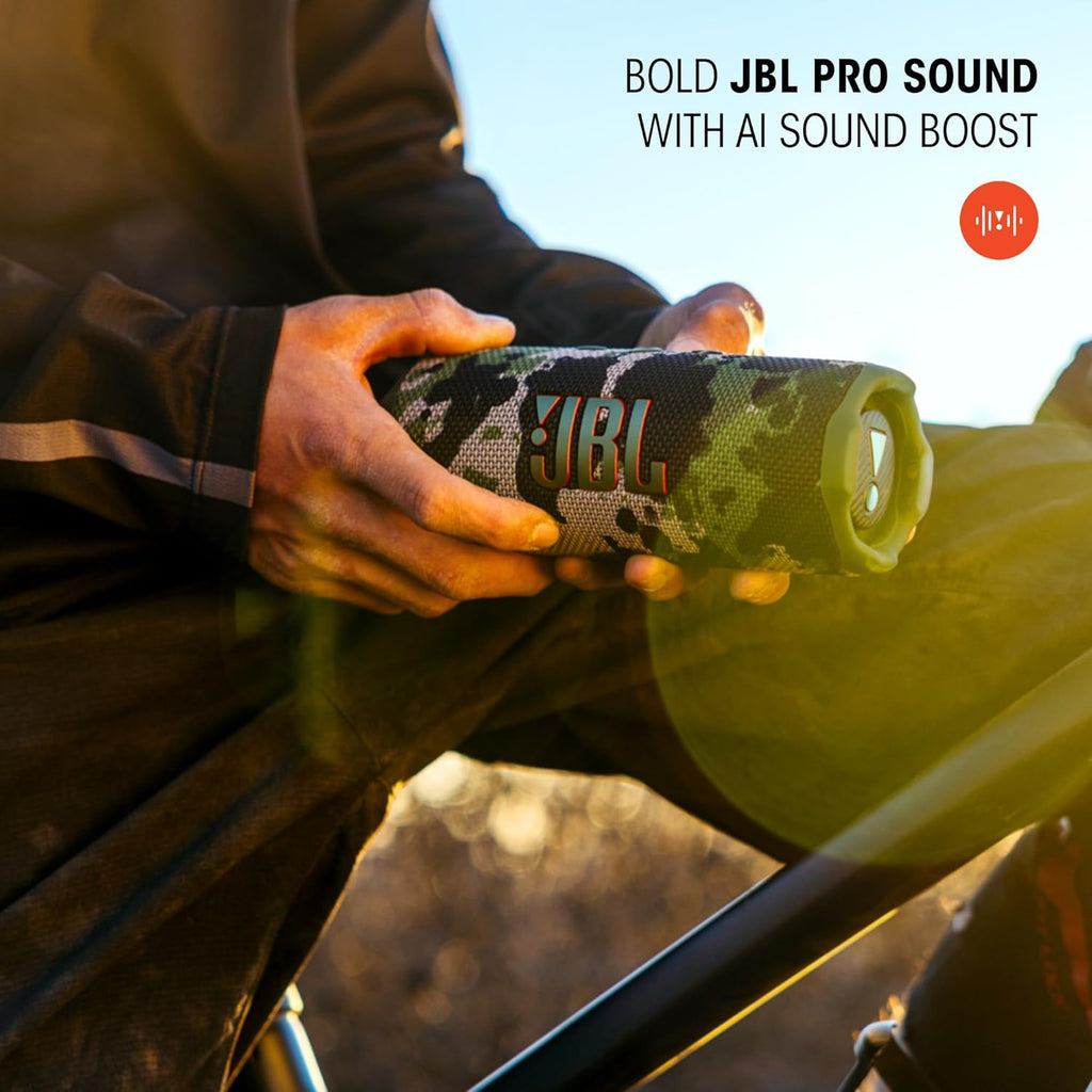 JBL Flip 7 Portable Bluetooth Speaker, Waterproof and Drop-Proof - Red
