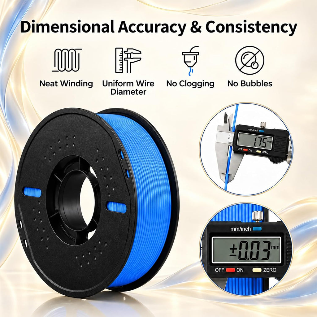 10KG PLA+ Filament Bundle, 1.75mm 3D Printer Filament