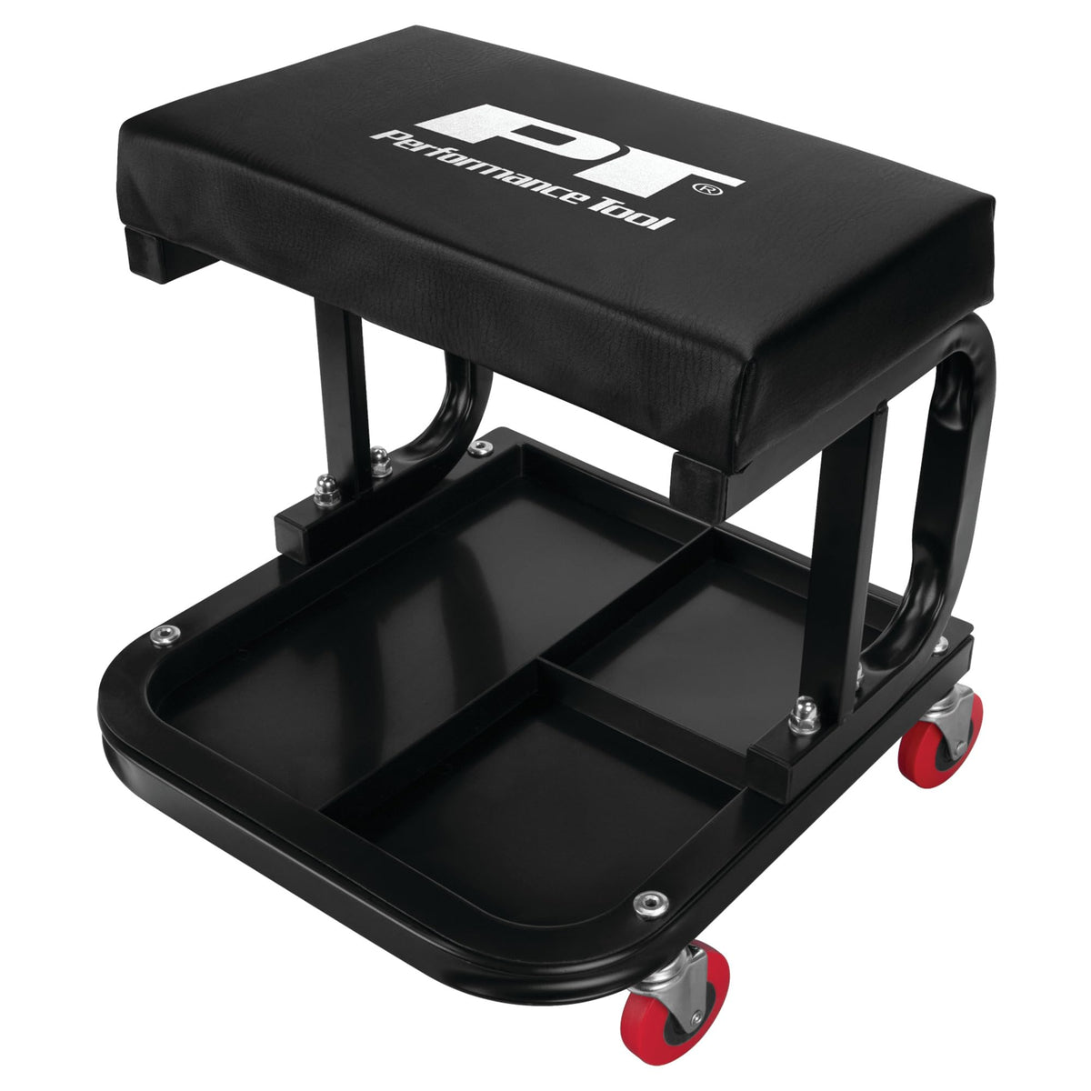 Performance Tool W85035 Rolling Mechanic Shop Stool Seat with Storage