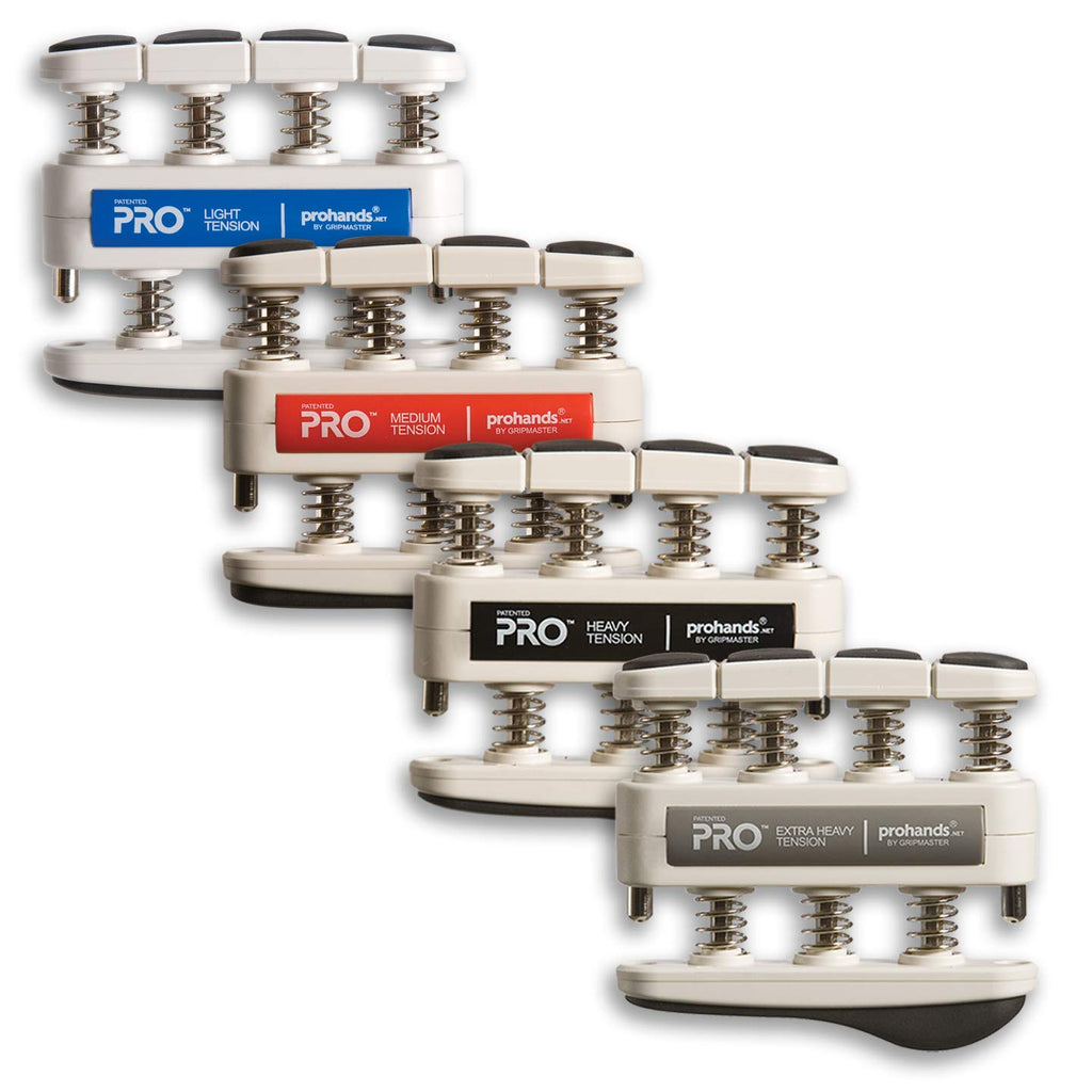 Prohands PRO Hand Exerciser, Finger Exerciser (Hand Grip Strengthener), Spring-Loaded, Finger-Piston System, Isolate and Exercise Each Finger