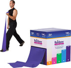 Rainbow Resistance Band Roll, 50 Yd Dispenser Box