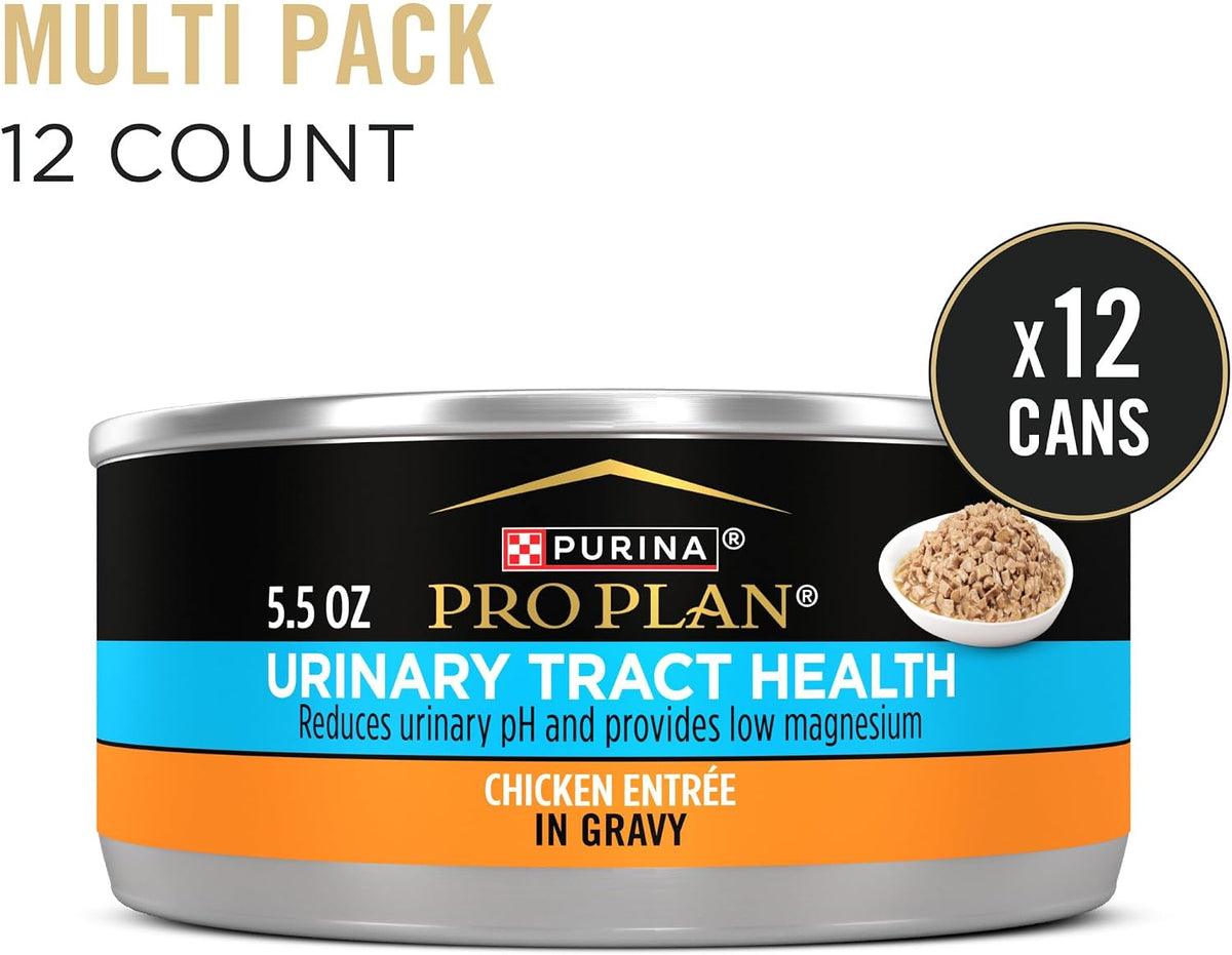 Purina Pro Plan Urinary Tract Wet Cat Food, Chicken in Gravy, (24) 5.5 oz