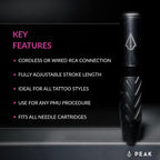 Peak, Astra, Tattoo Machine Pen