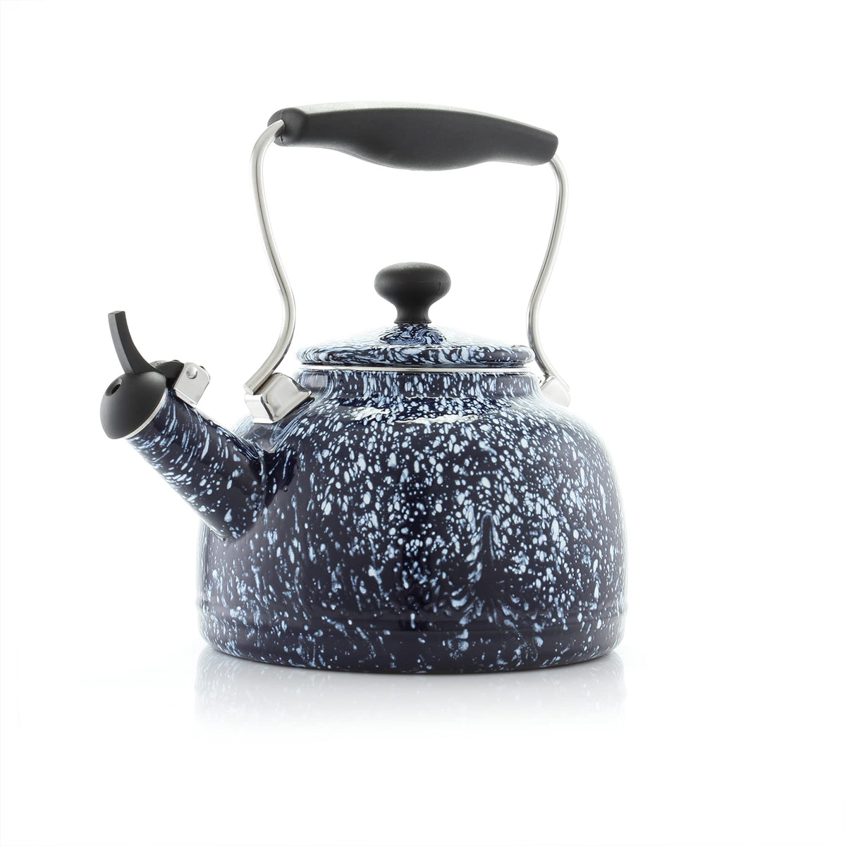 Chantal Tea Kettle, Vintage Series, Enamel on Steel, Whistling (Cobalt Blue)