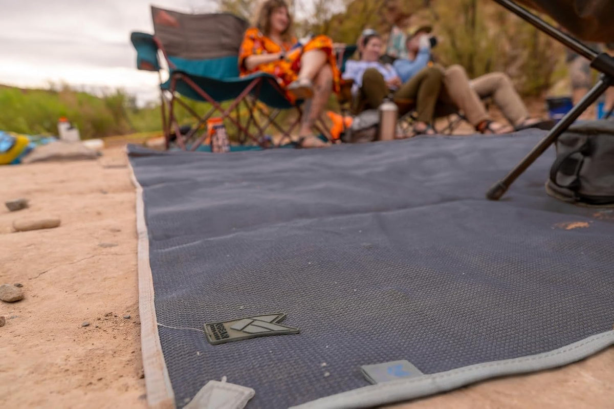 CGEAR Original Sand-Free Outdoor Camping Mat – Beach, Picnic & Camping Ground Mat with Carry Pouch