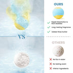 ZenBombs Bath Bombs Set, Natural Shea Butter & Safe Oil Bath Bomb