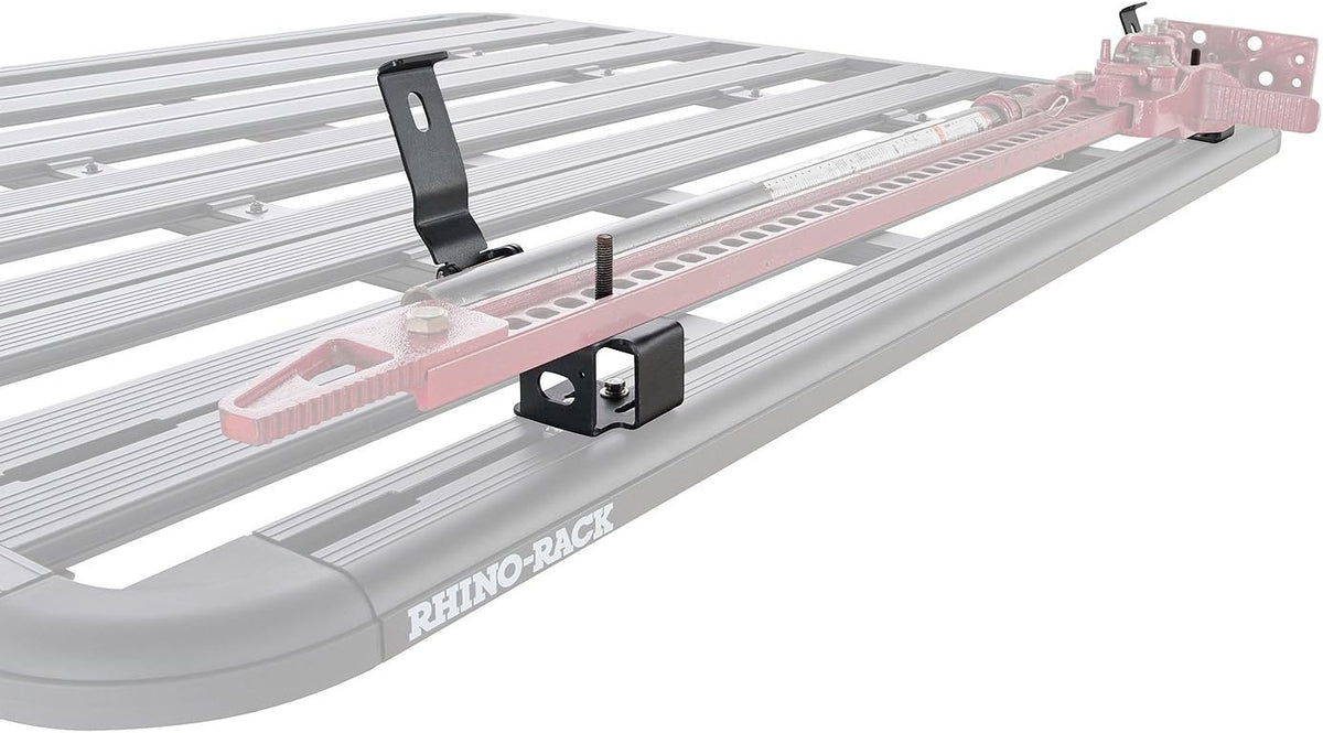 Rhino-Rack Hi-Lift Jack Mount Brackets, Top Mount, Carry Your Farm Jack/Hi Lift Jack on Your Pioneer Platform, Strong Powder Coated Steel, 2 Brackets (43219)
