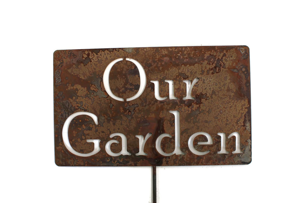Funny Garden Stake 20 to 33 Inches Tall (The Orchard, Large 28" Tall)