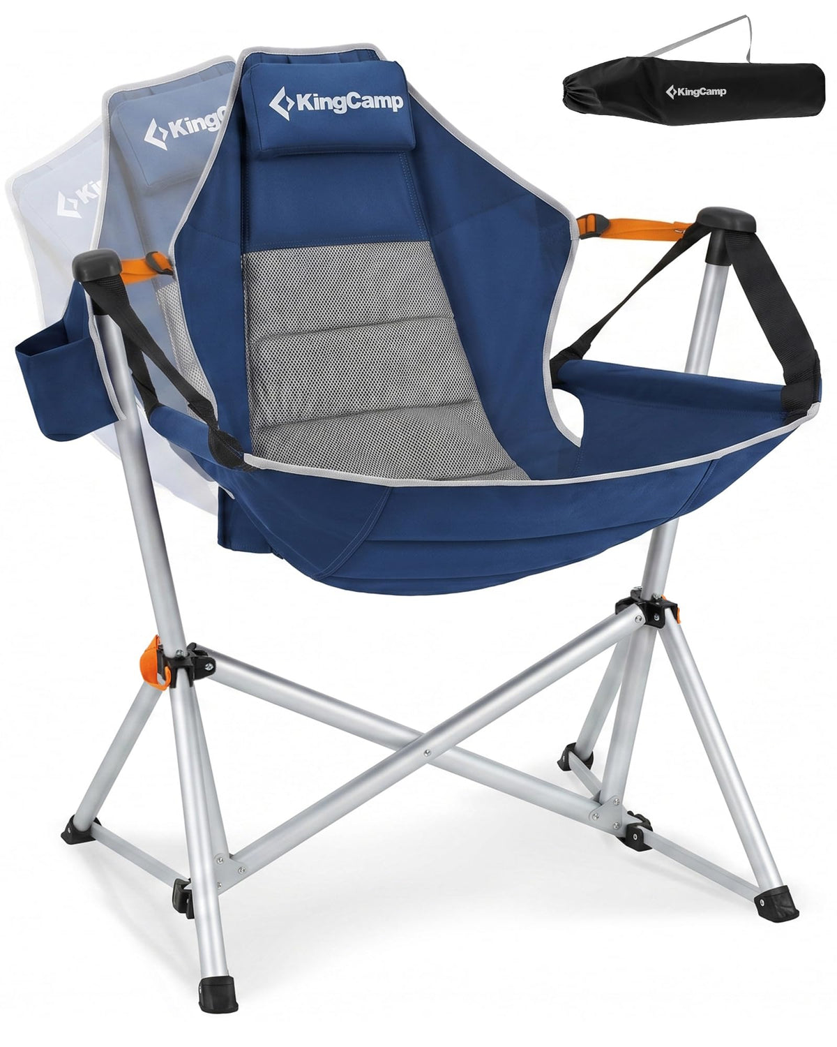 KingCamp Hammock Camping Chair, 400lbs Heavy Duty Swing Chairs for Adults