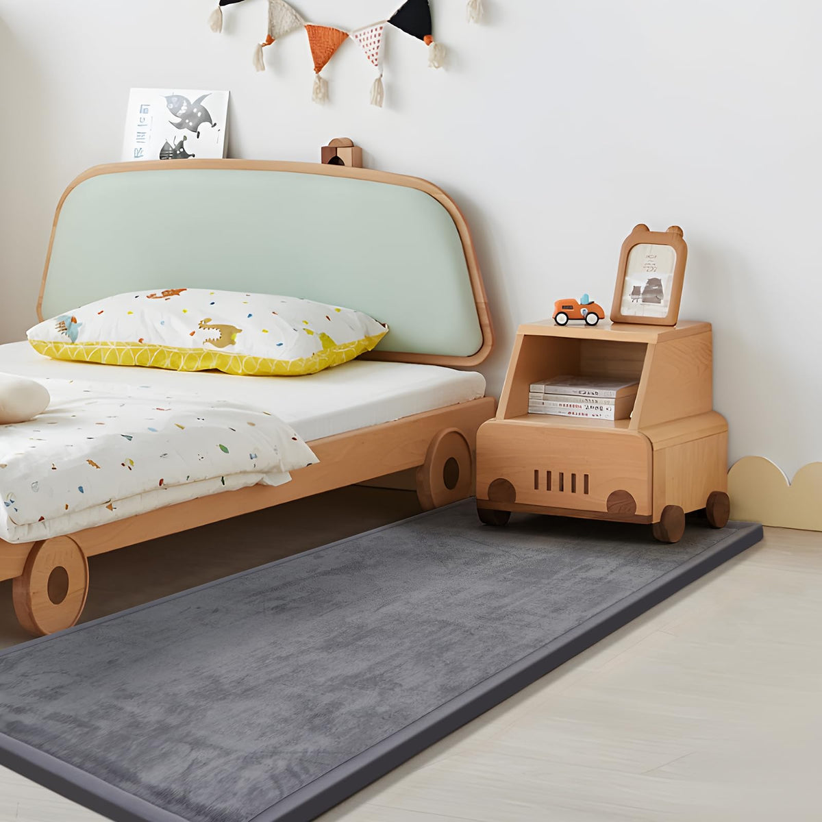 Huloo Sleep Large 1.3" Thick Baby Play Mat for Floor, 79"×59"(Dark Gray)