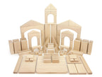23 pc Toddler Chunky Hard Maple Wooden Block Set