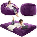 Bean Bag Chairs for Adults - Giant Bean Bag Convertible Floor Sofa