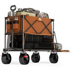 TIMBER RIDGE 400L Folding Double Decker Wagon with Brakes, 54" Extra Long
