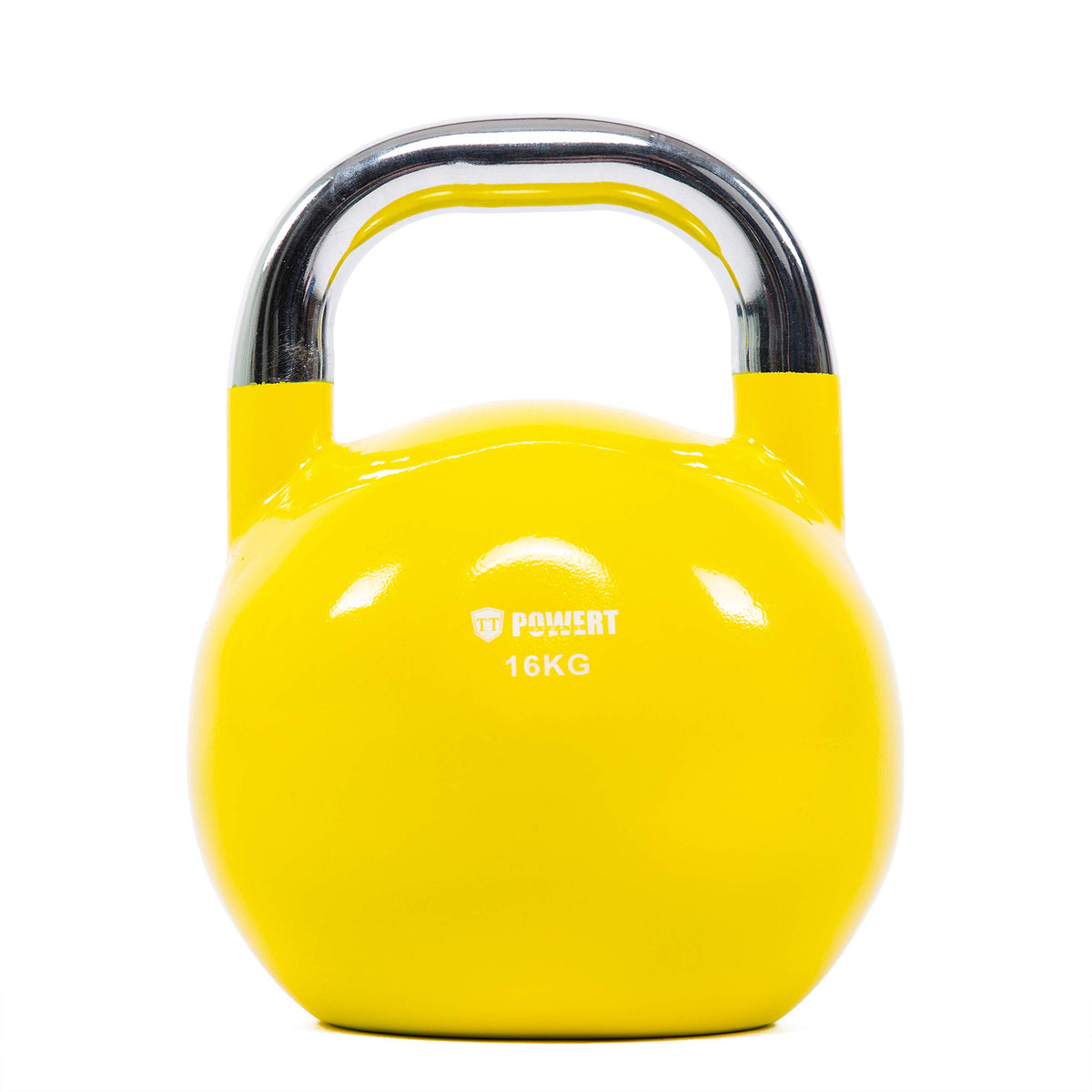 POWERT Competition Kettlebell|Premium Quality Coated Steel|Ergonomic Design|Great for Weight Lifting Workout & Core Strength Training& Muscle Building|Color Coded|Single