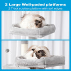 Hey-brother Cat Tree Tower with Sisal Scratching Posts, Big Condo, MPJ020W