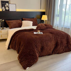 Insulation Hibiscus Winter Quilts, Thickened Super Soft Double-Sided Twin Size Lightweight Breathable Warmth Thick Bed Comforters(A,200x230cm-3.7kg)