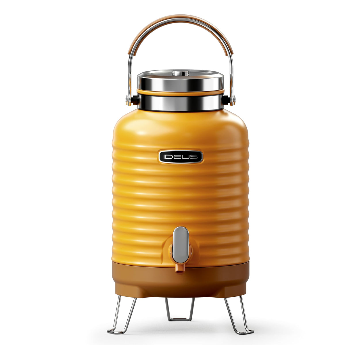 IDEUS Insulated Beverage Dispenser 1.4gal, Drink Container Deep Green